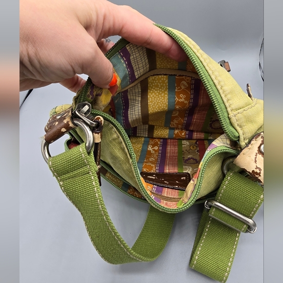 Fossil Vintage Cross Body Bag, Green - Picture 11 of 14
